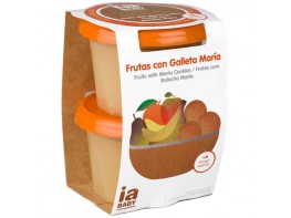 Interapothek tarrito frutas con galletas María 2x200g
