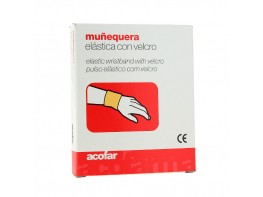 MUÑEQUERA ACOFAR VELCRO GRIS GDE.